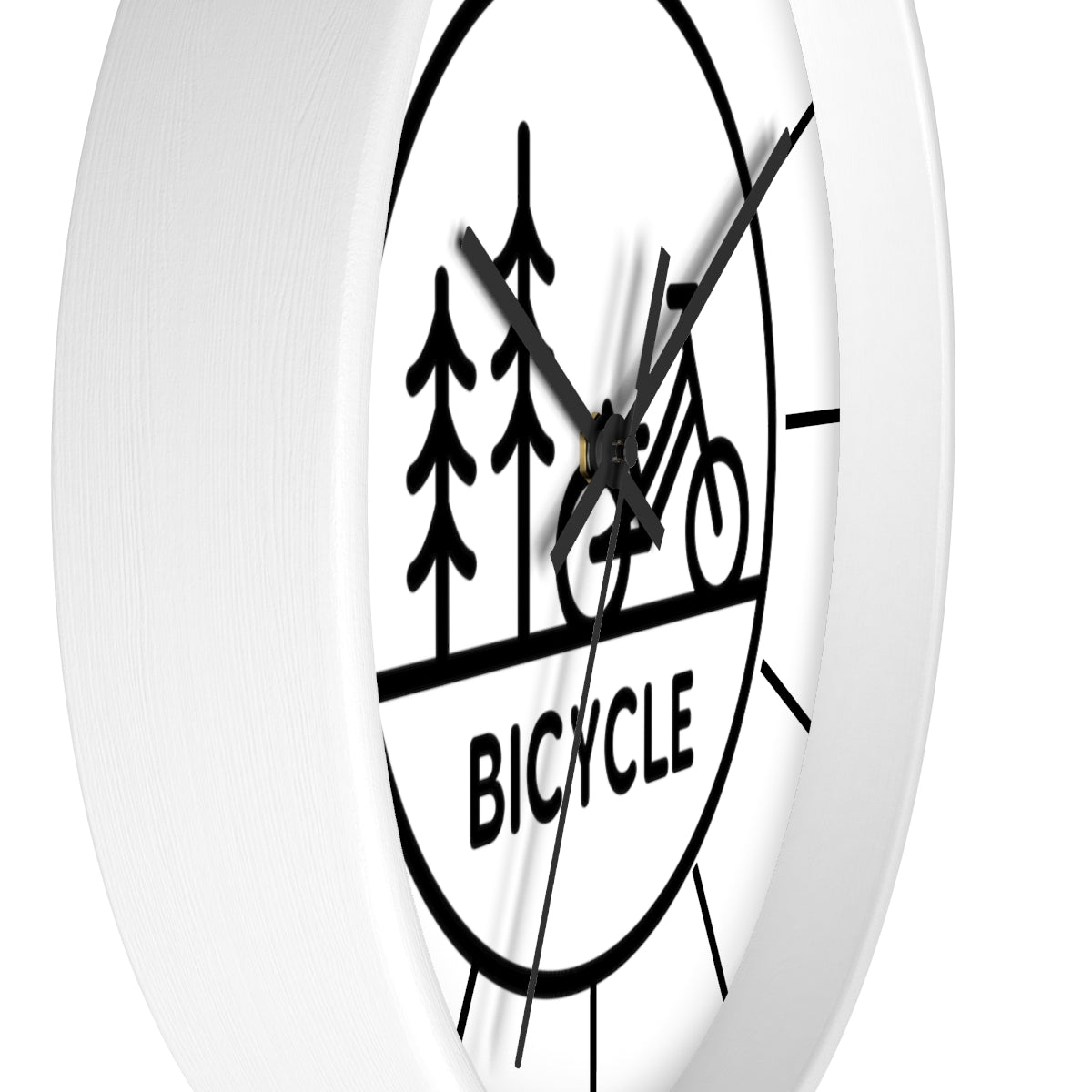 Time To Bike Wall clock