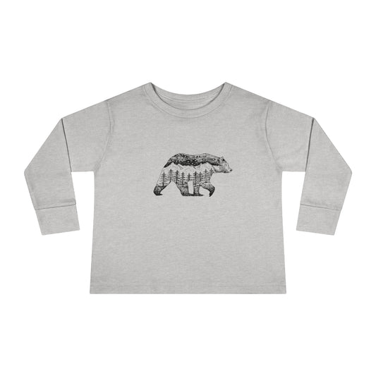 Mountain Bear Toddler Long Sleeve Tee