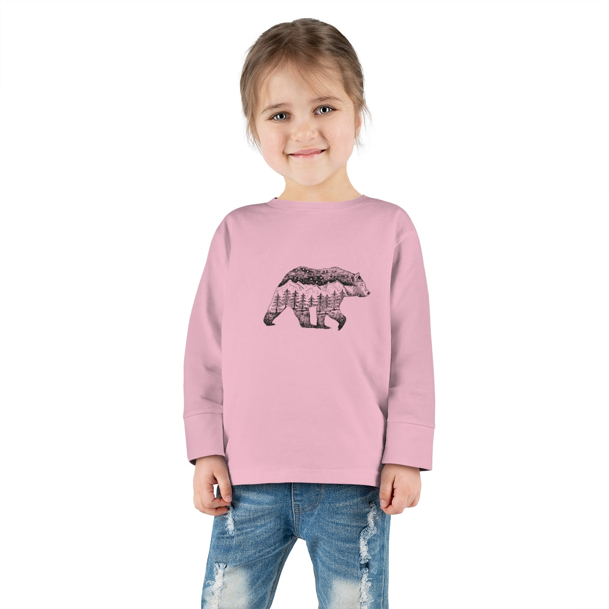 Mountain Bear Toddler Long Sleeve Tee