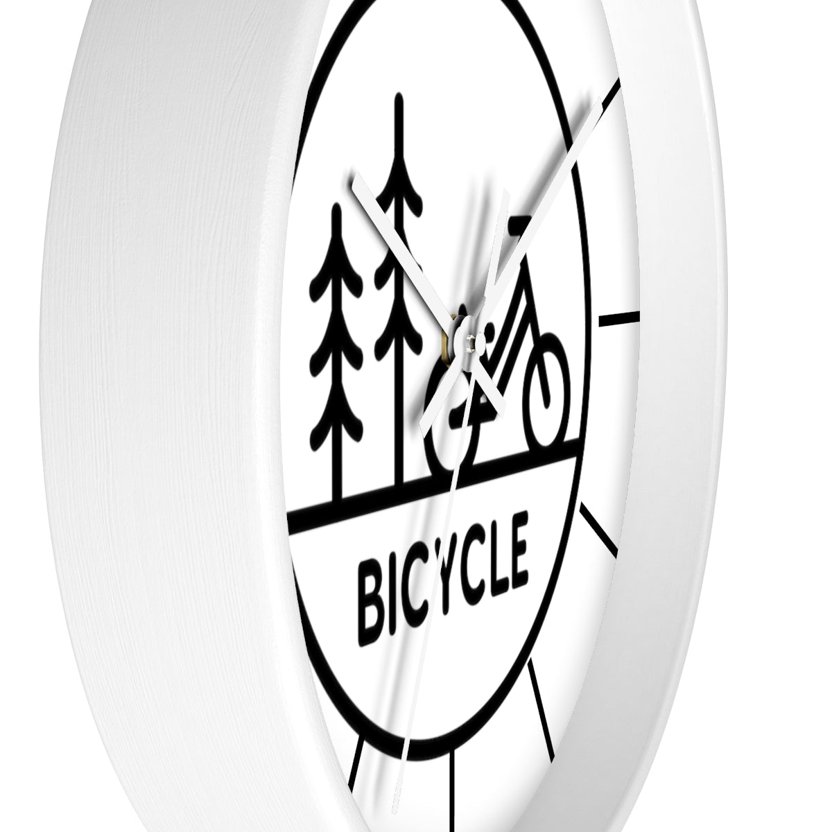 Time To Bike Wall clock