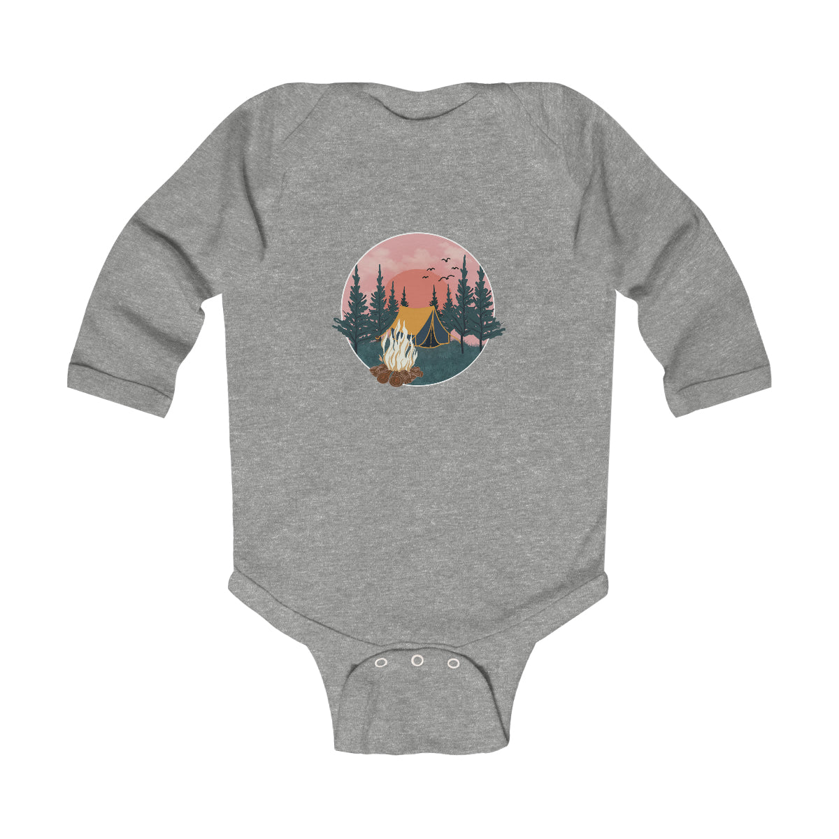 Colorado Rocky Mountain Infant Long Sleeve Bodysuit