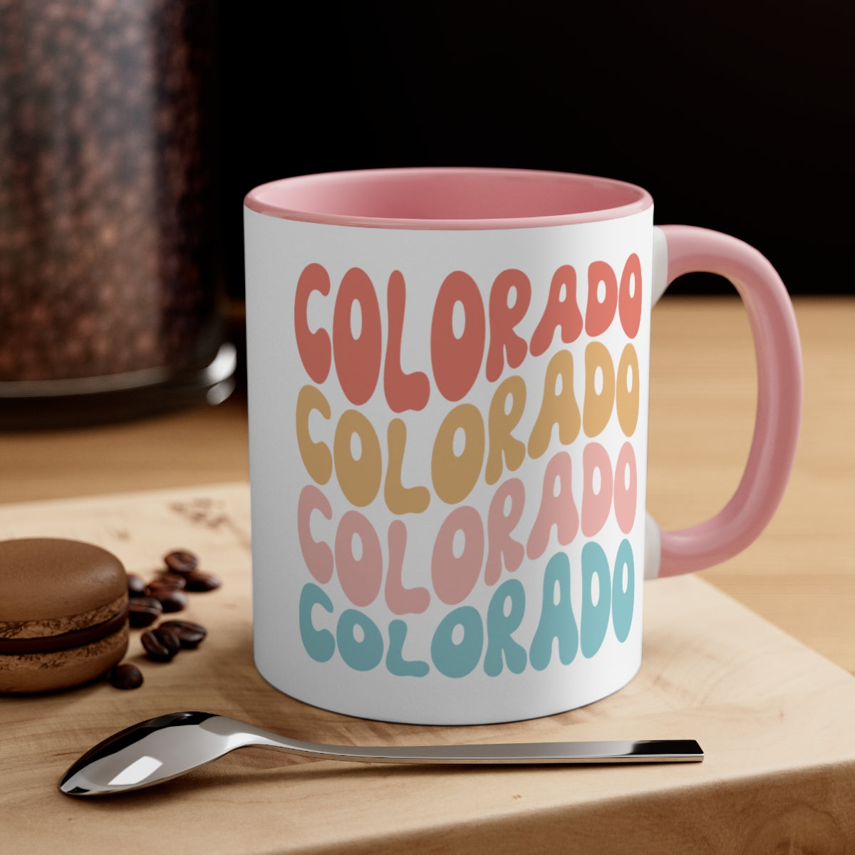 Colorado Retro Accent Coffee Mug, 11oz