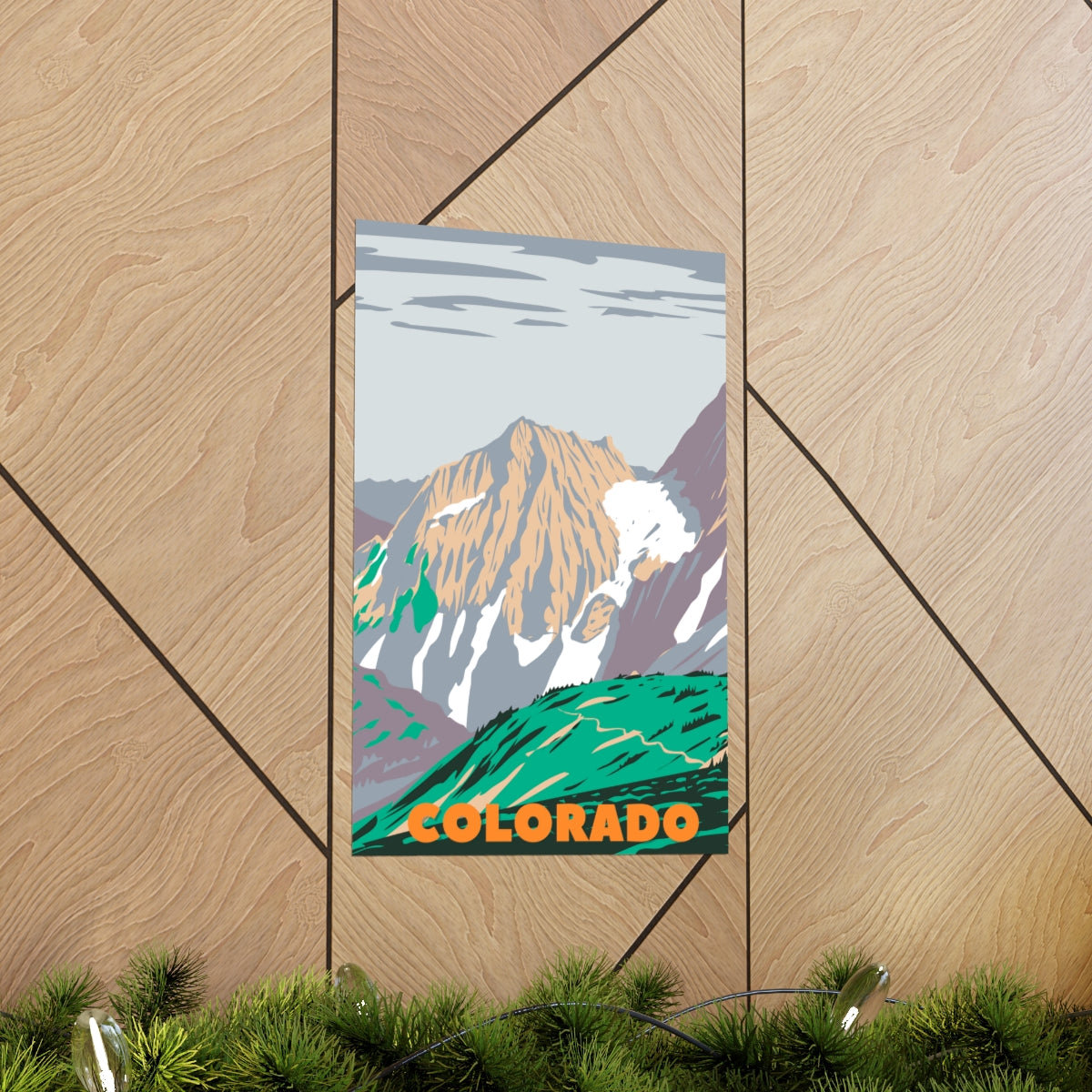 Colorado Poster - Vintage Colorado Print - Rocky Mountains