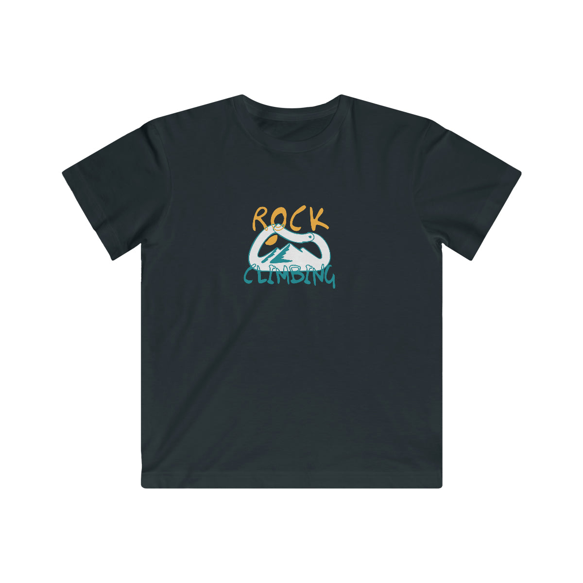 Rock Climbing Kids Fine Jersey Tee