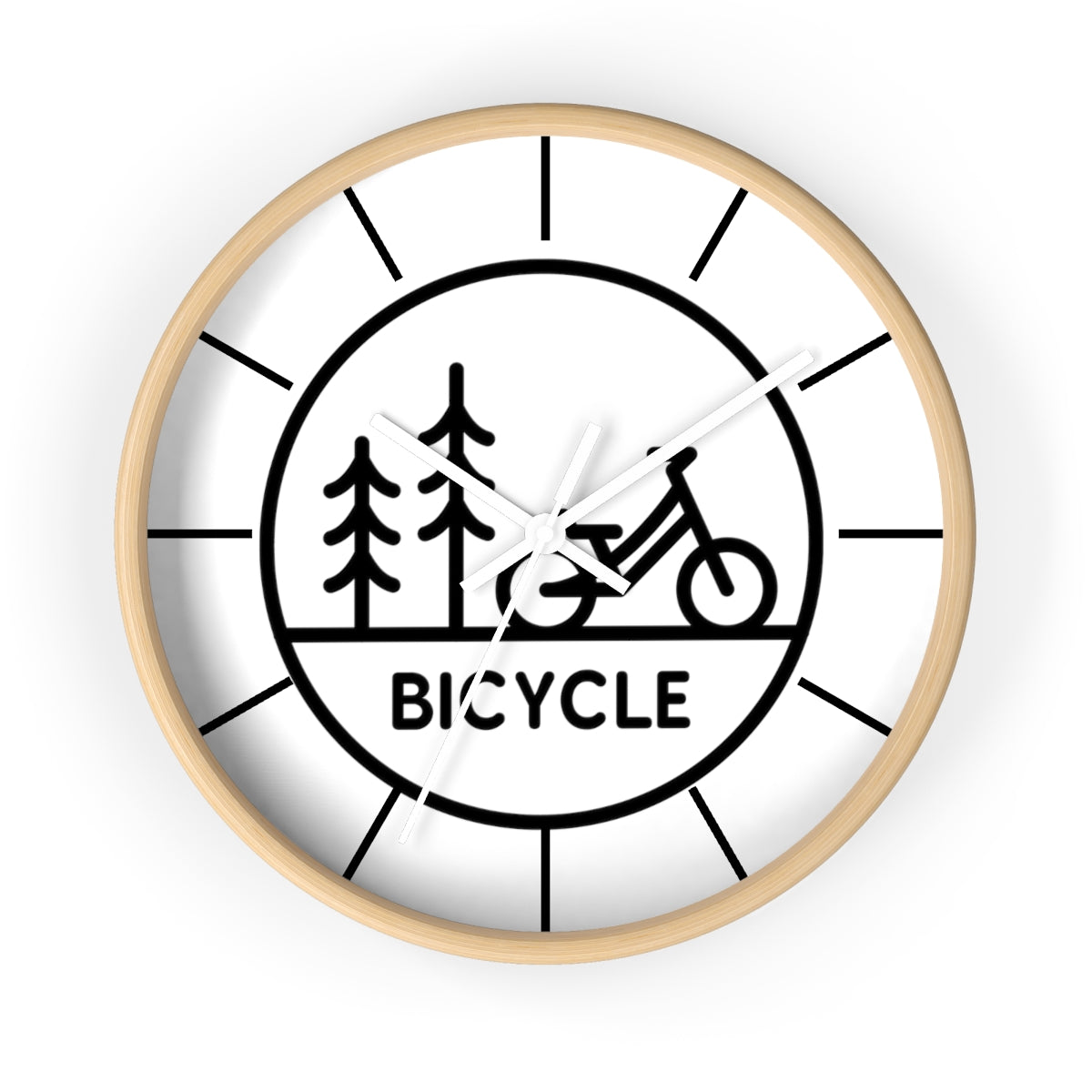 Time To Bike Wall clock