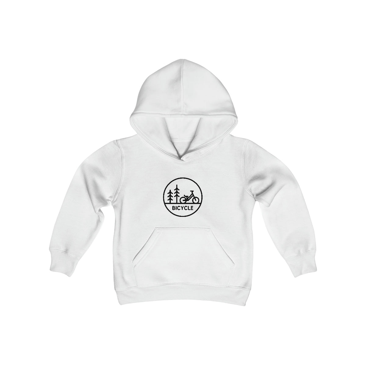 Kids Heavy Blend Hooded Cycle Sweatshirt