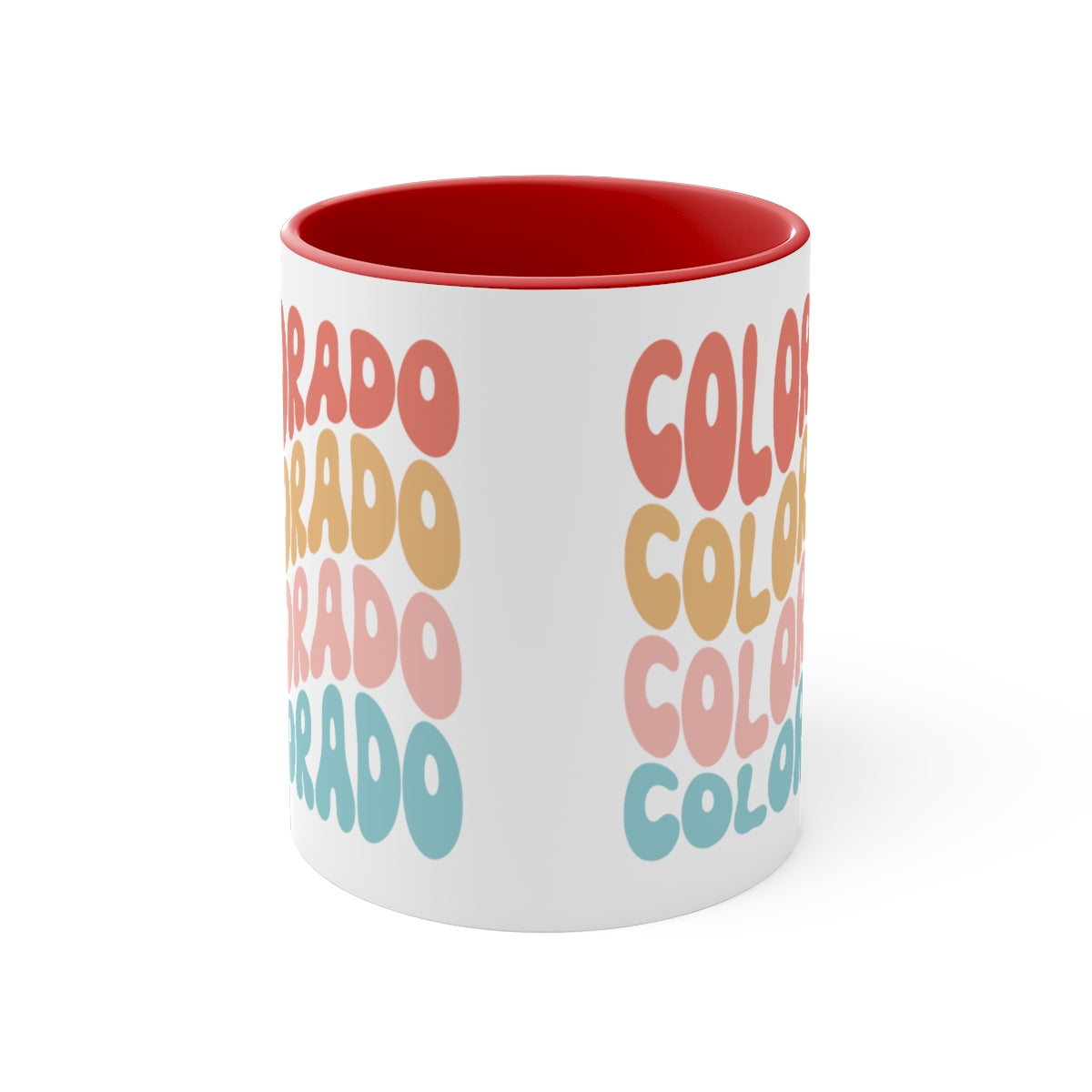 Colorado Retro Accent Coffee Mug, 11oz