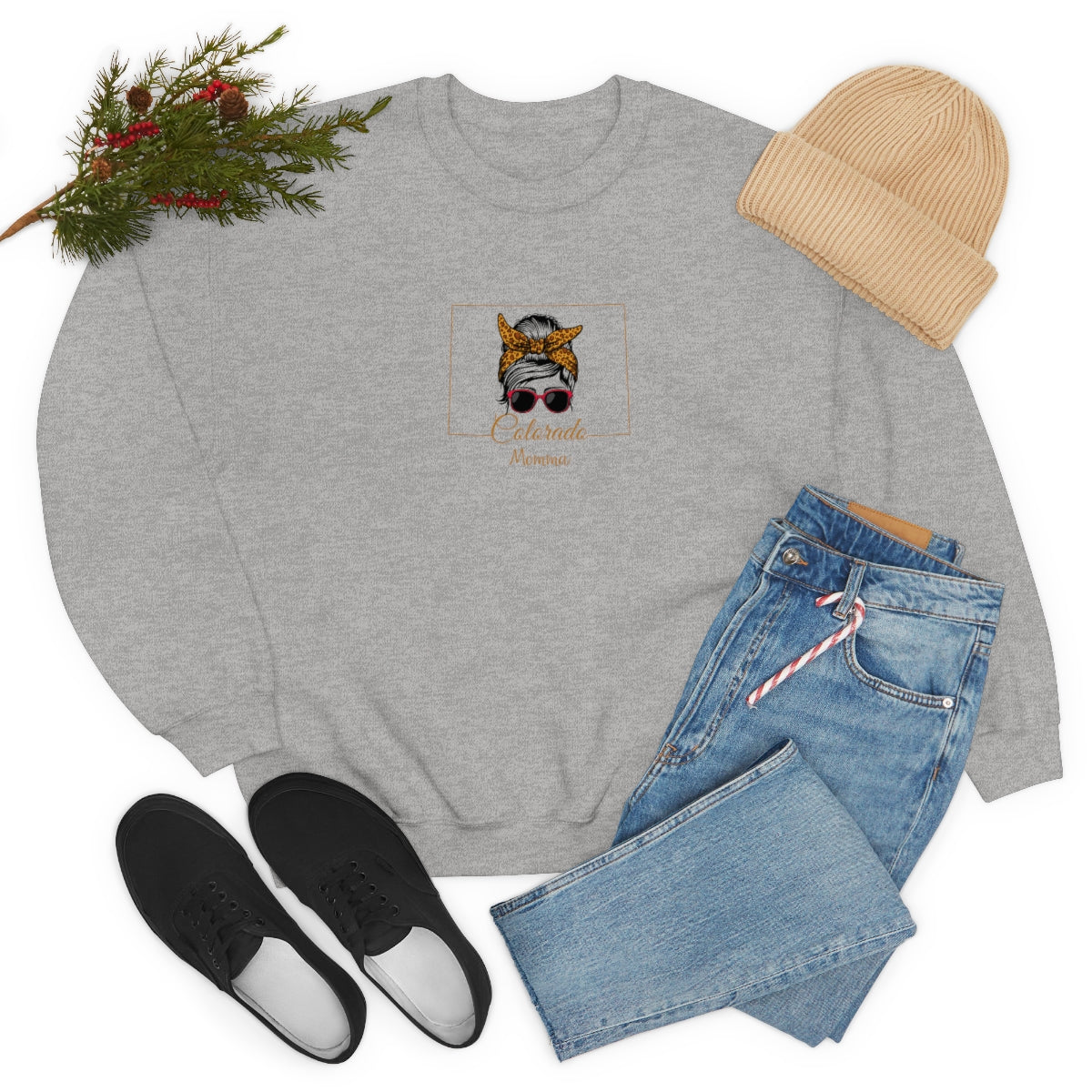 Colorado Momma Heavy Blend™ Crewneck Sweatshirt