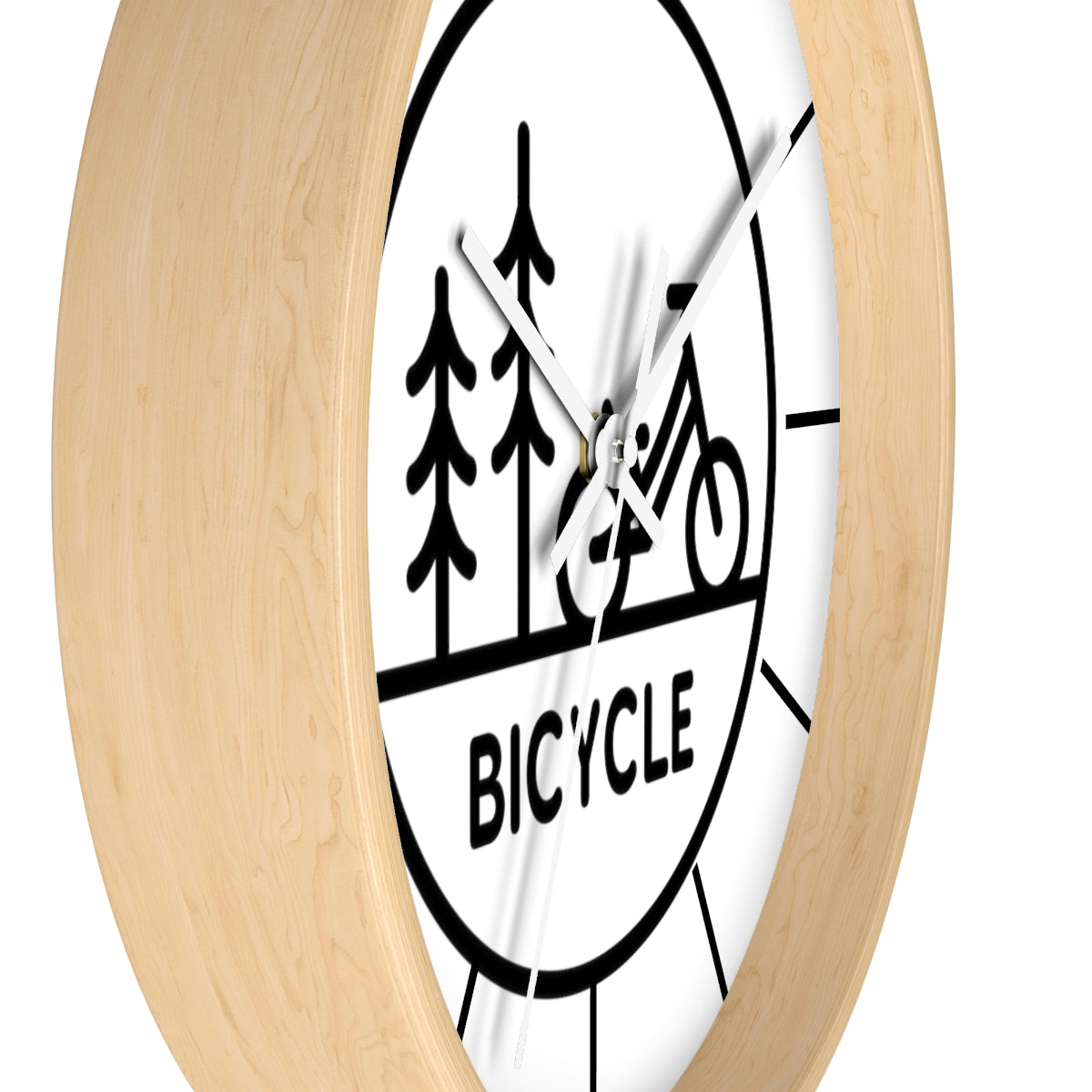 Time To Bike Wall clock