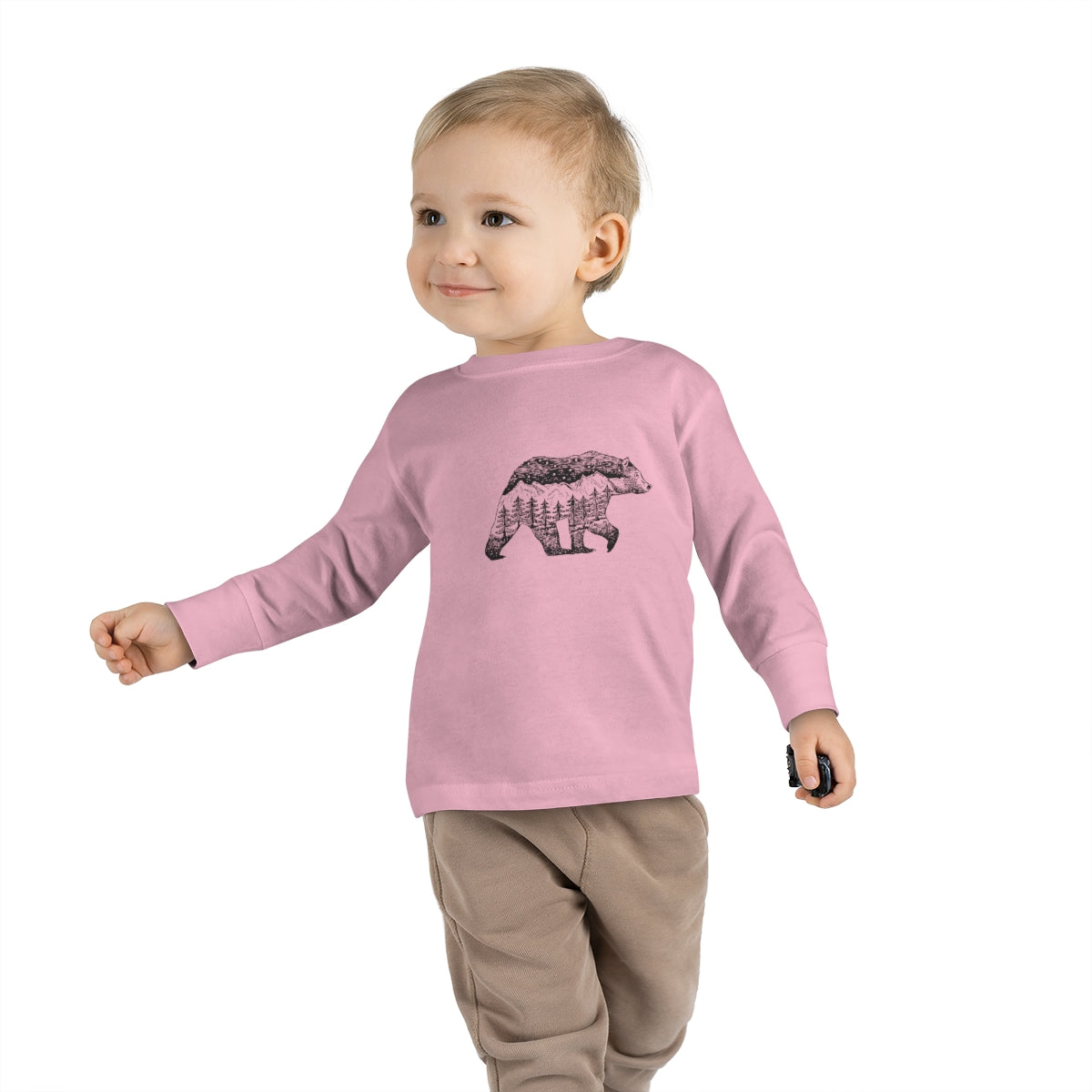 Mountain Bear Toddler Long Sleeve Tee