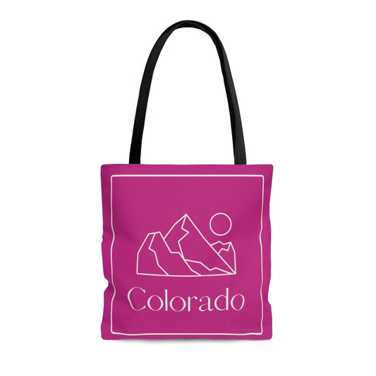 Colorado Pink Tote Bag