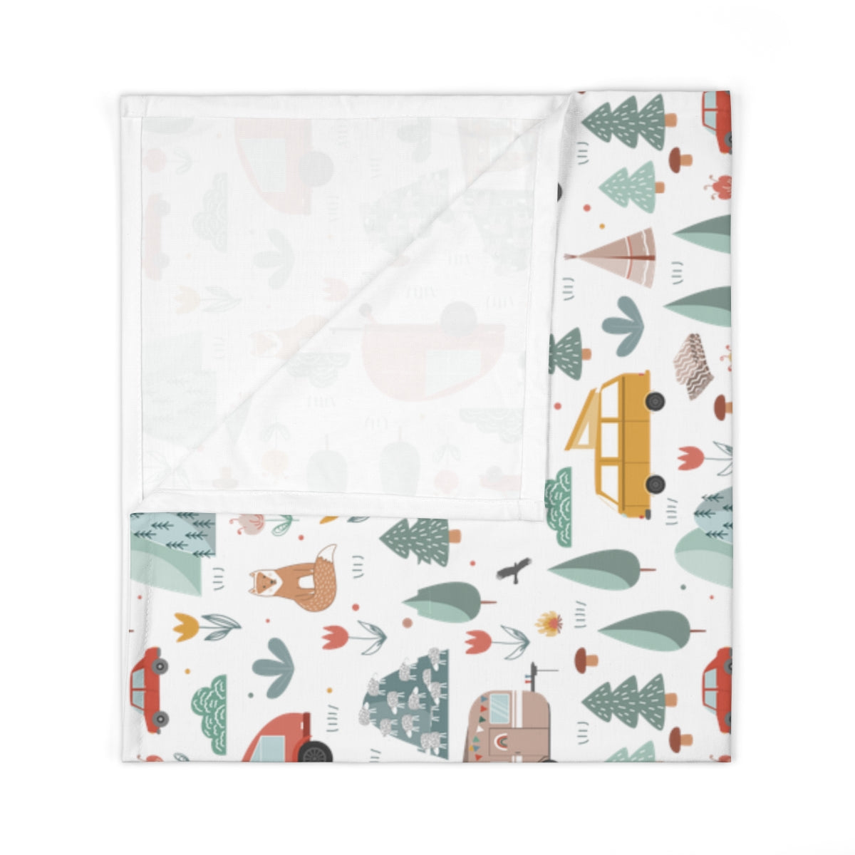 Camping Baby Swaddle Blanket - Gender Nuetral