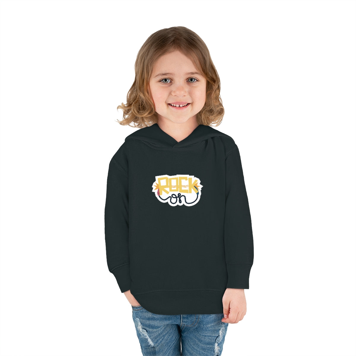 Rock On Toddler Pullover Fleece Hoodie