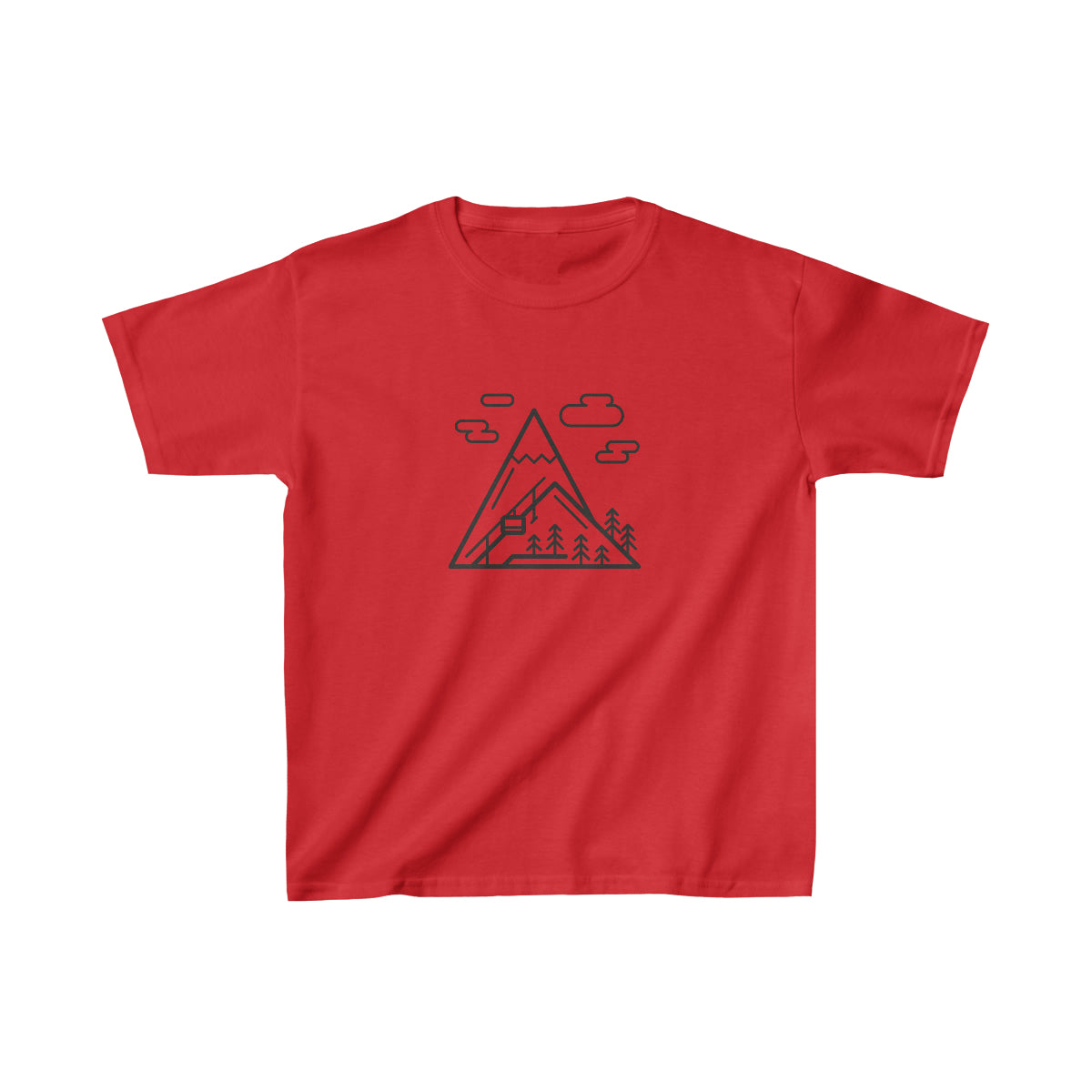 Mountain Ski Kids Heavy Cotton™ Tee