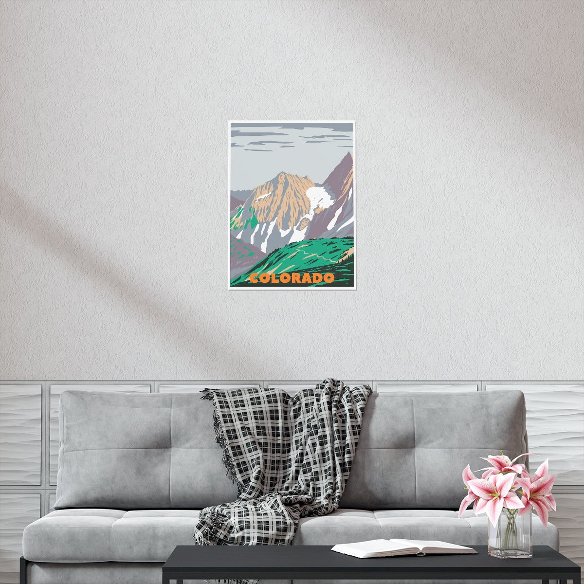 Colorado Poster - Vintage Colorado Print - Rocky Mountains