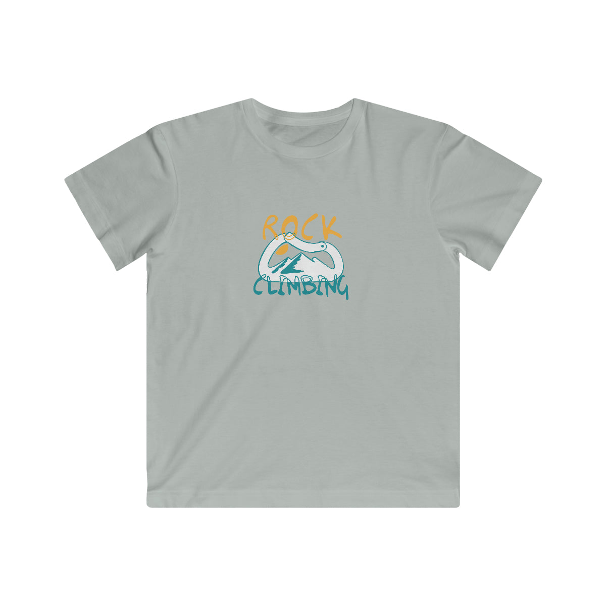 Rock Climbing Kids Fine Jersey Tee