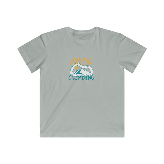 Rock Climbing Kids Fine Jersey Tee