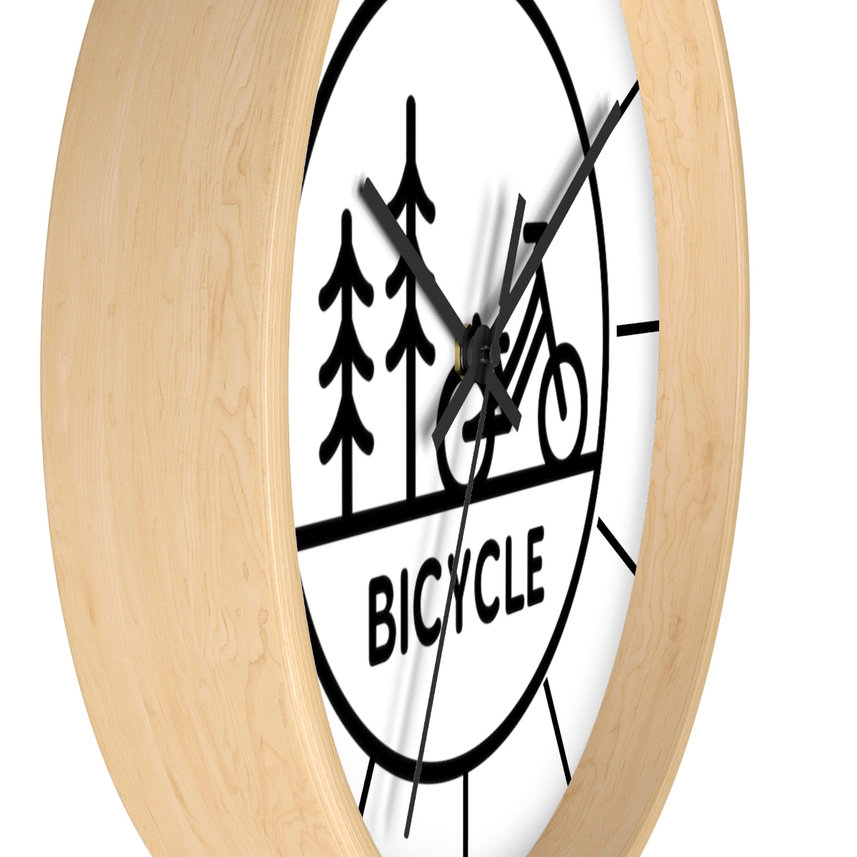 Time To Bike Wall clock