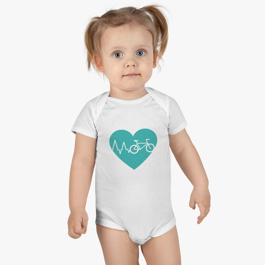 Love Cycling Onesie® Organic Baby Bodysuit