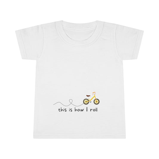 This Is How I Roll Bike Toddler T-shirt