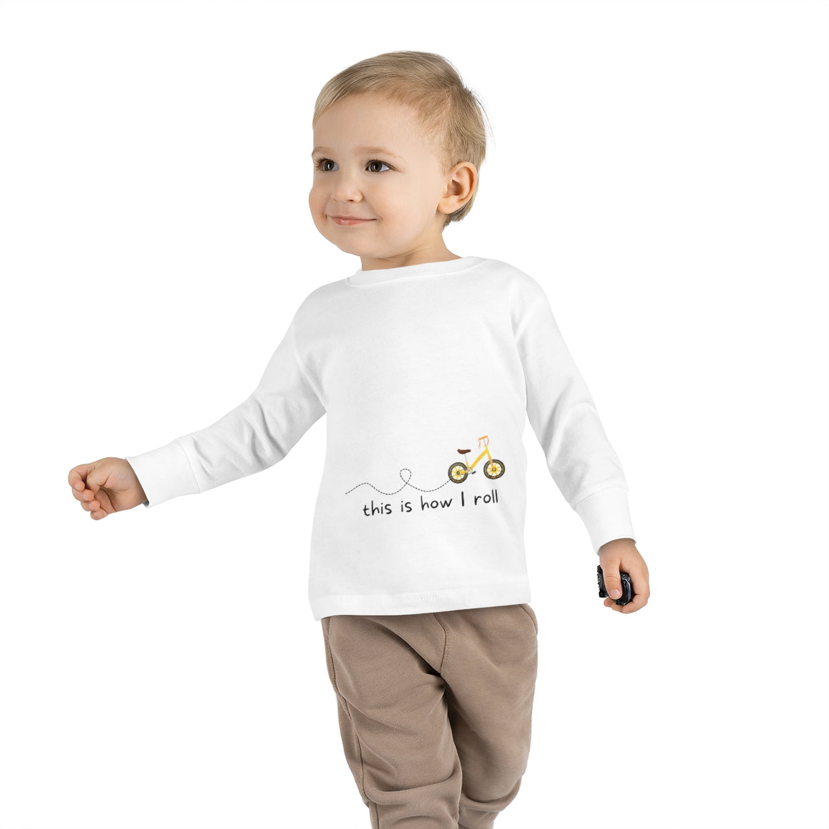 This Is How I Roll Toddler Long Sleeve Tee