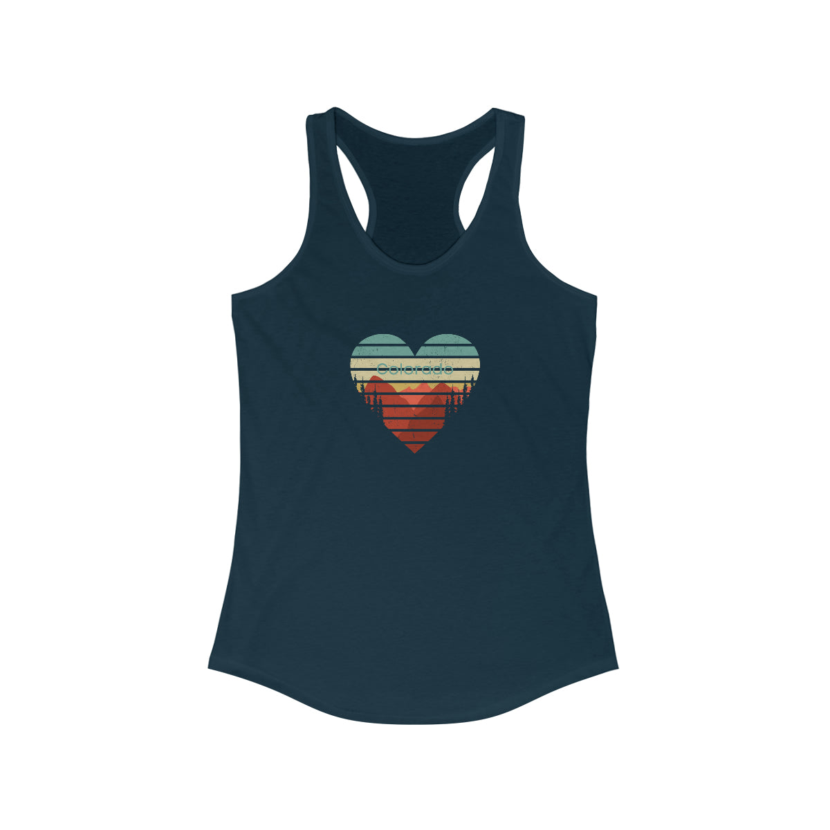 Colorado Heart Racerback Tank