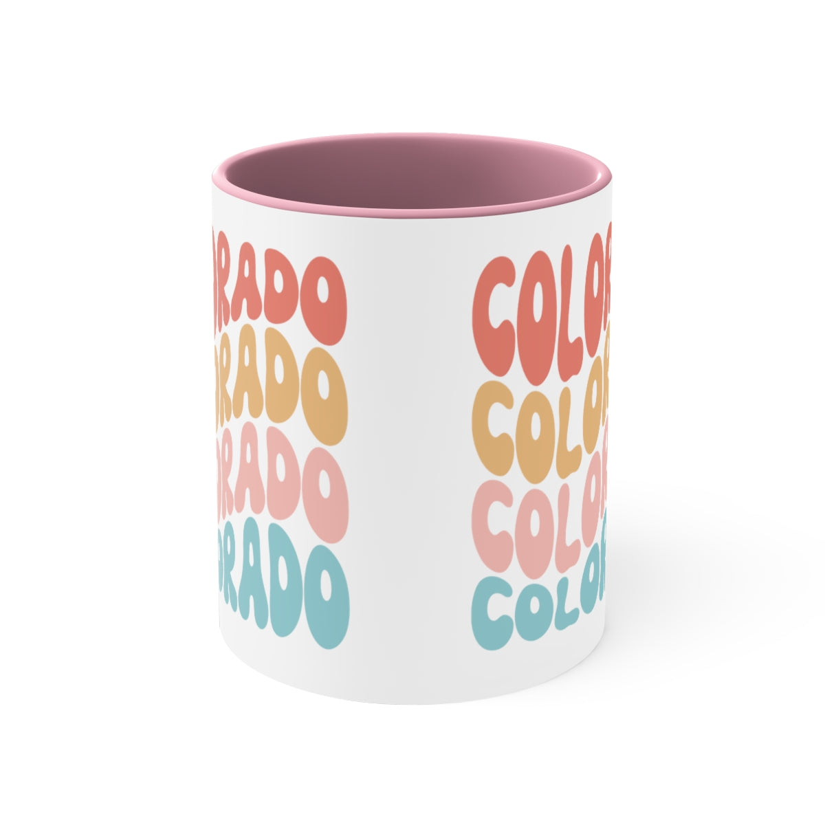 Colorado Retro Accent Coffee Mug, 11oz