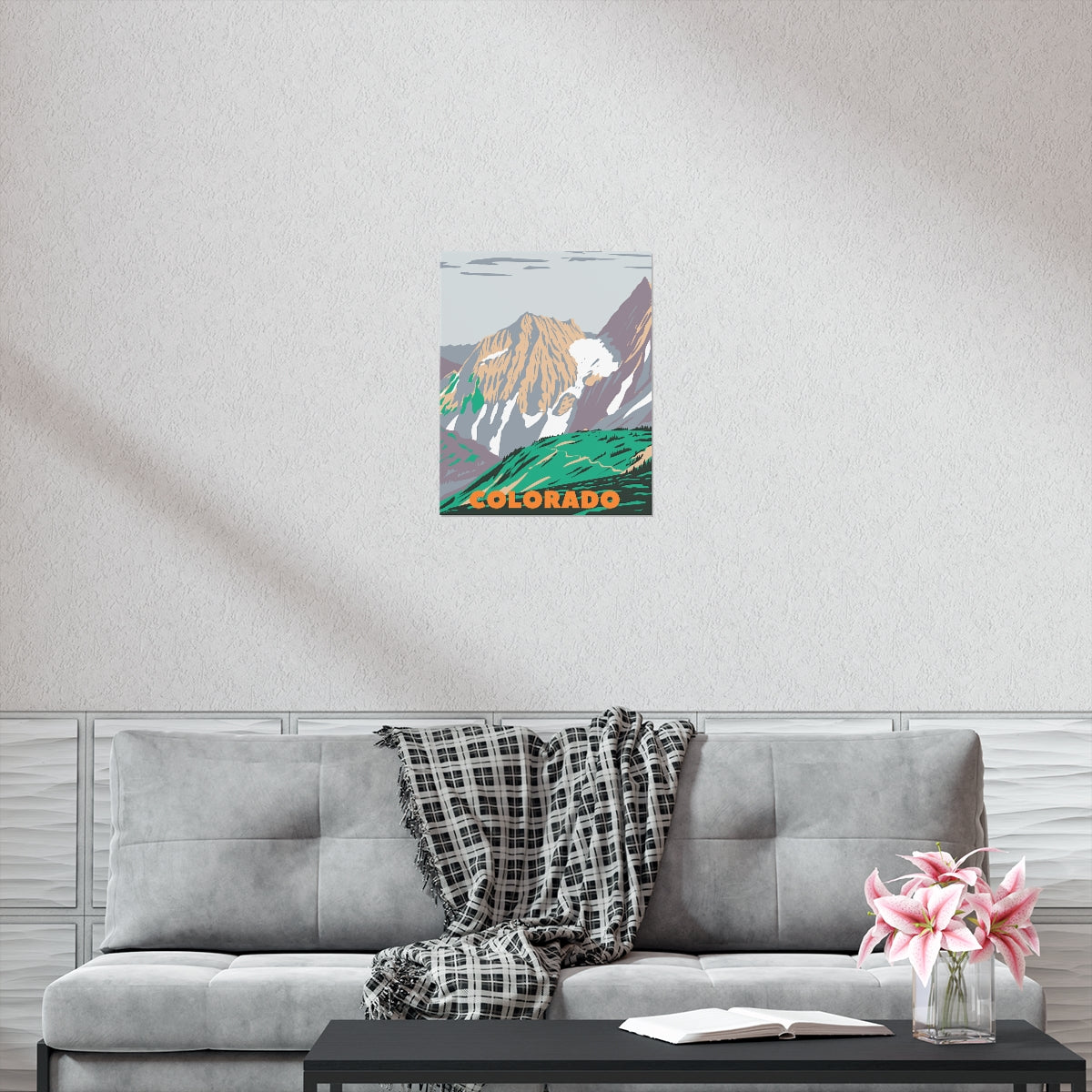 Colorado Poster - Vintage Colorado Print - Rocky Mountains