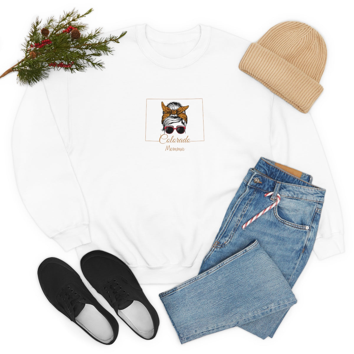 Colorado Momma Heavy Blend™ Crewneck Sweatshirt