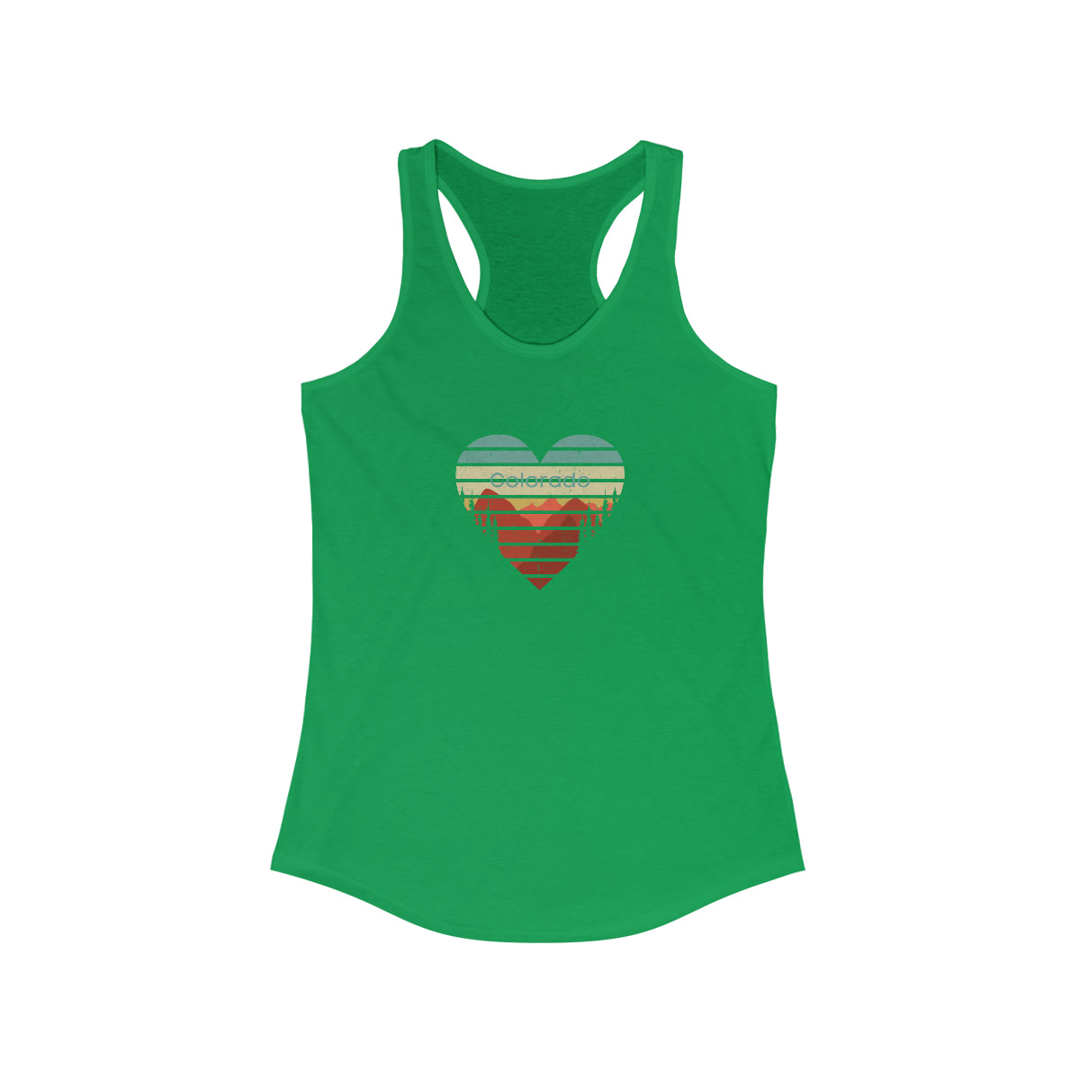 Colorado Heart Racerback Tank