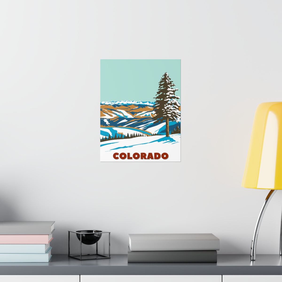 Colorado Poster - Vintage Colorado Print - Rocky Mountain Lookout