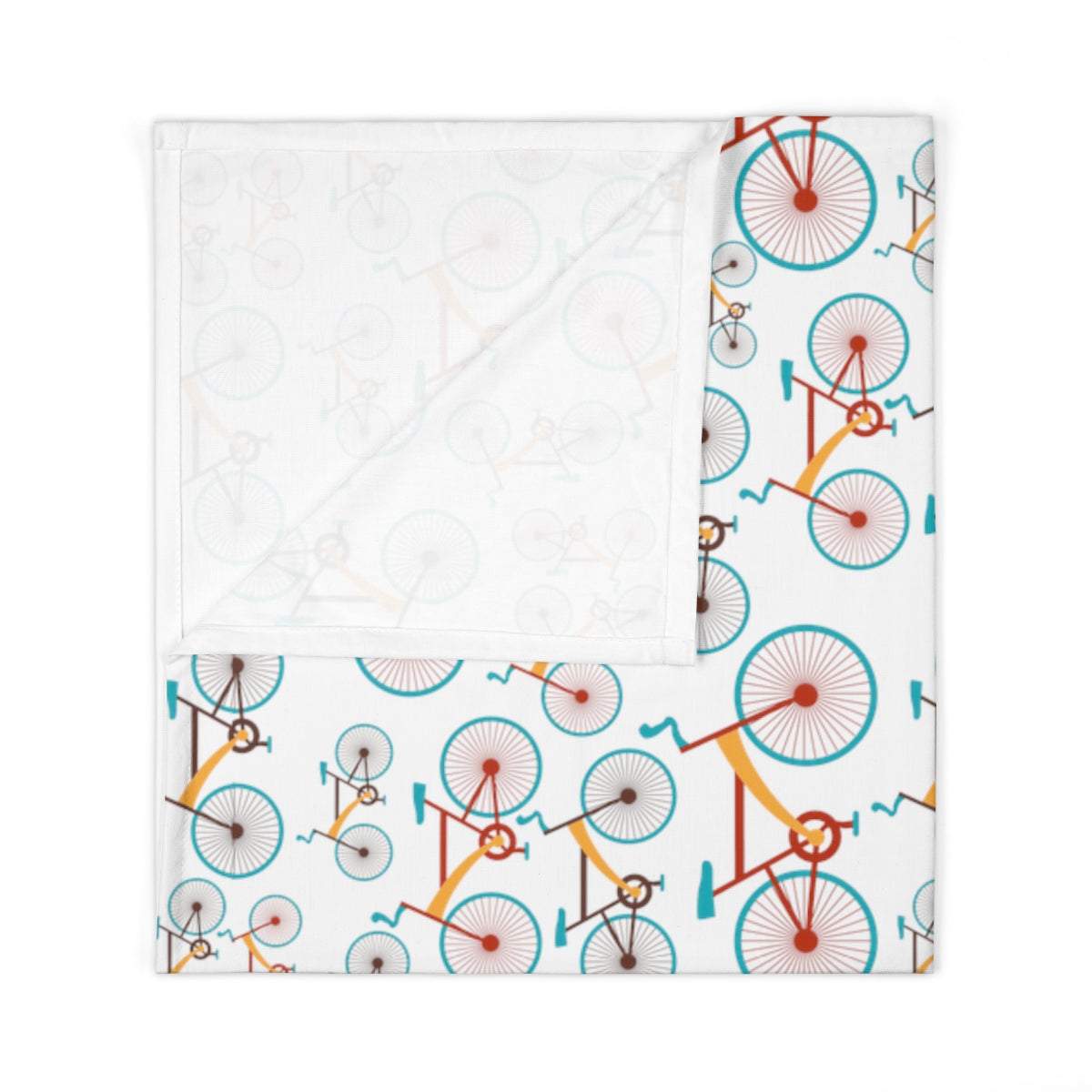 Colorful Bike Baby Swaddle Blanket