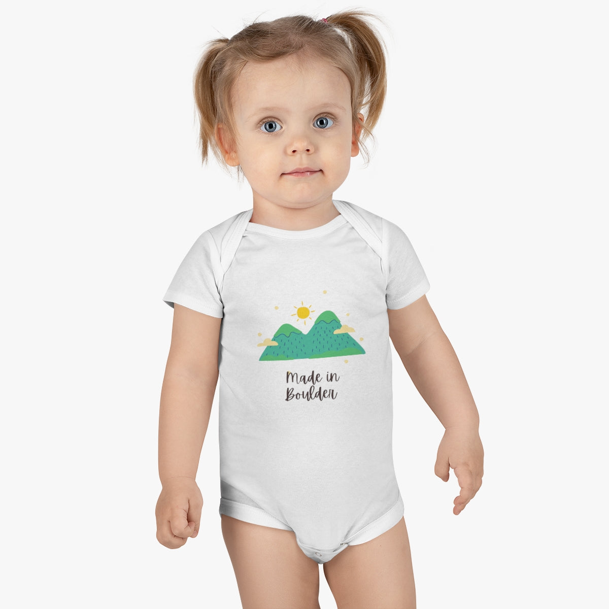 Made in Boulder Onesie® Organic Baby Bodysuit