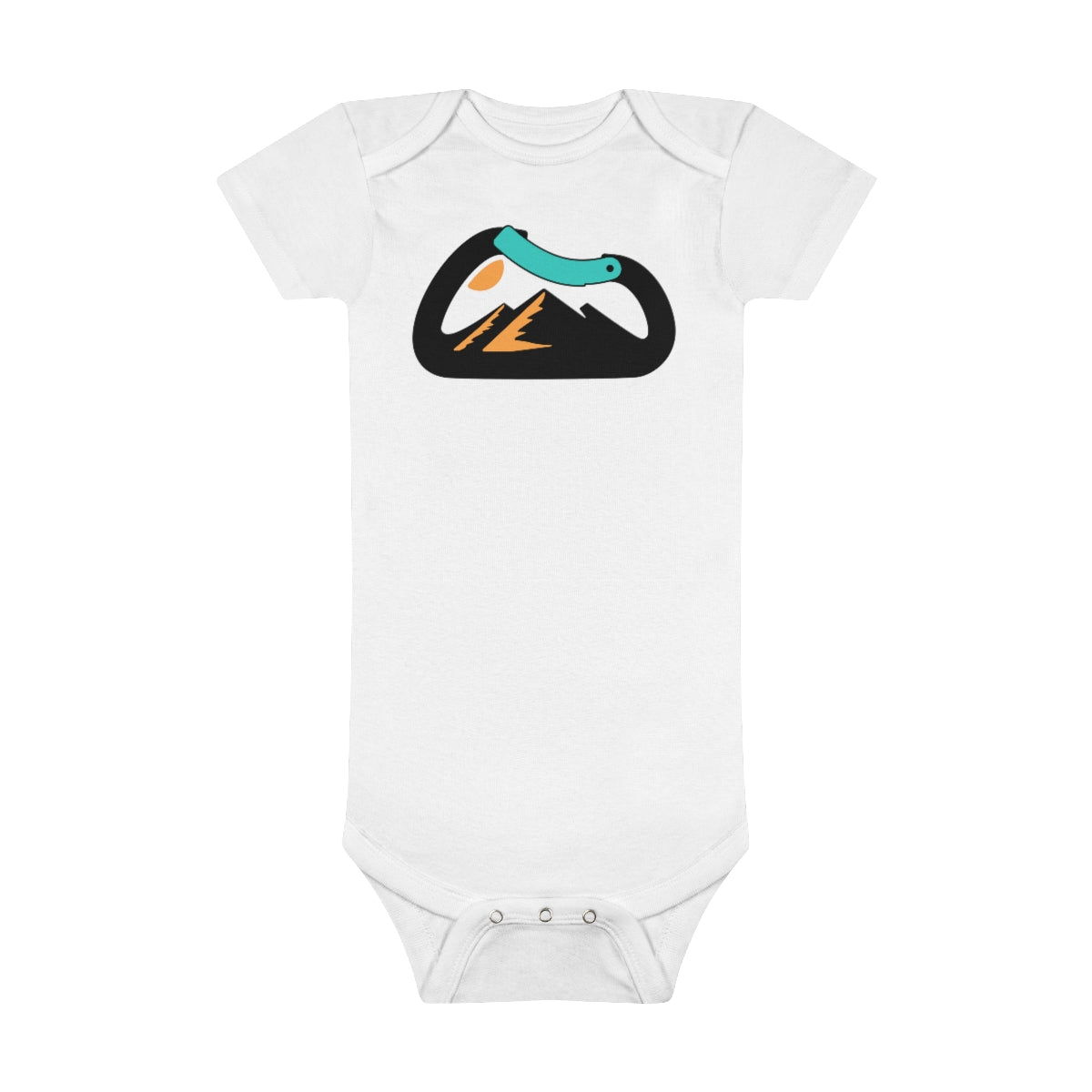 Rock Climbing Onesie® Organic Baby Bodysuit