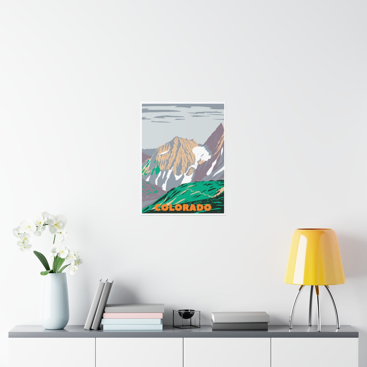 Colorado Poster - Vintage Colorado Print - Rocky Mountains