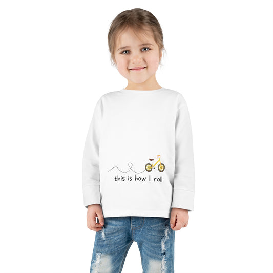 This Is How I Roll Toddler Long Sleeve Tee