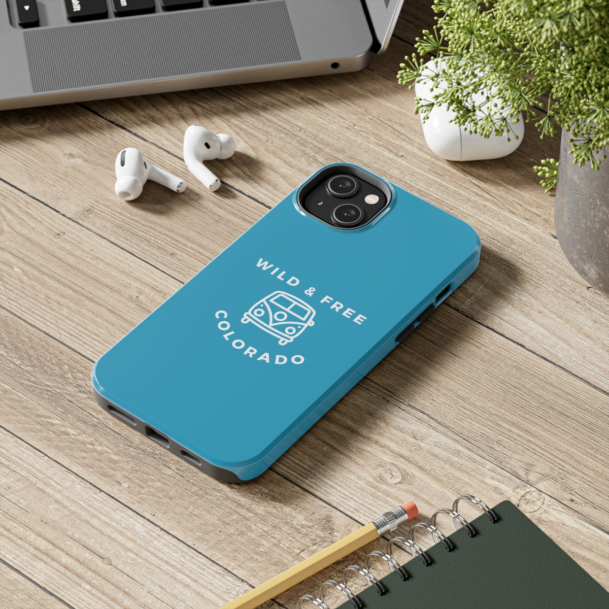 Colorado Premium Case-Mate Phone Case - Wild & Free - Turquoise