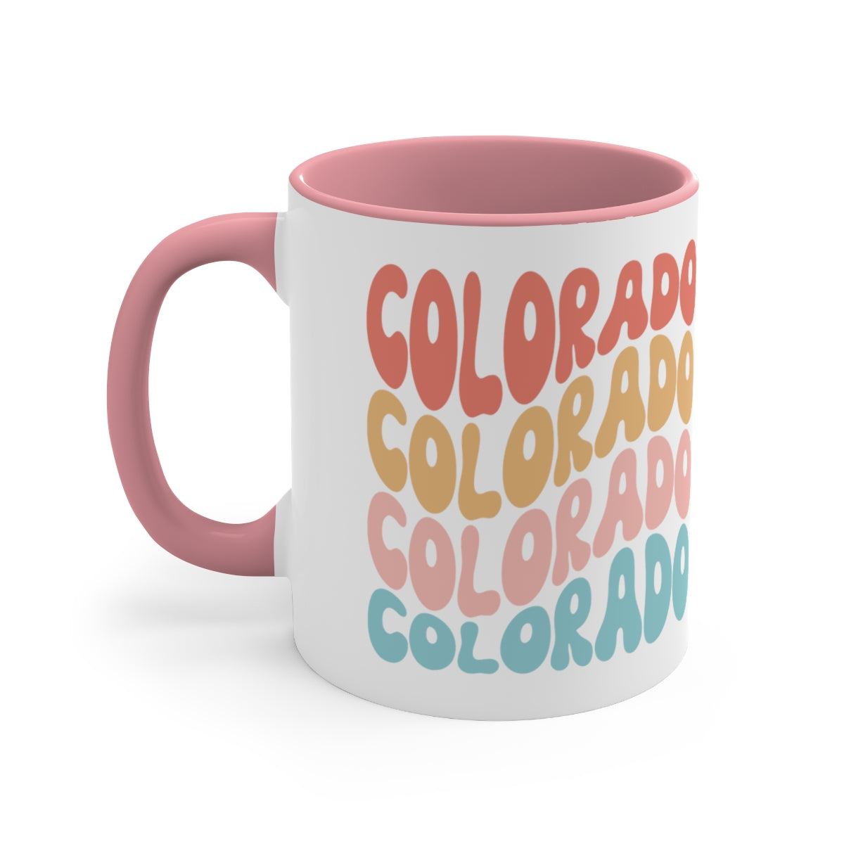 Colorado Retro Accent Coffee Mug, 11oz