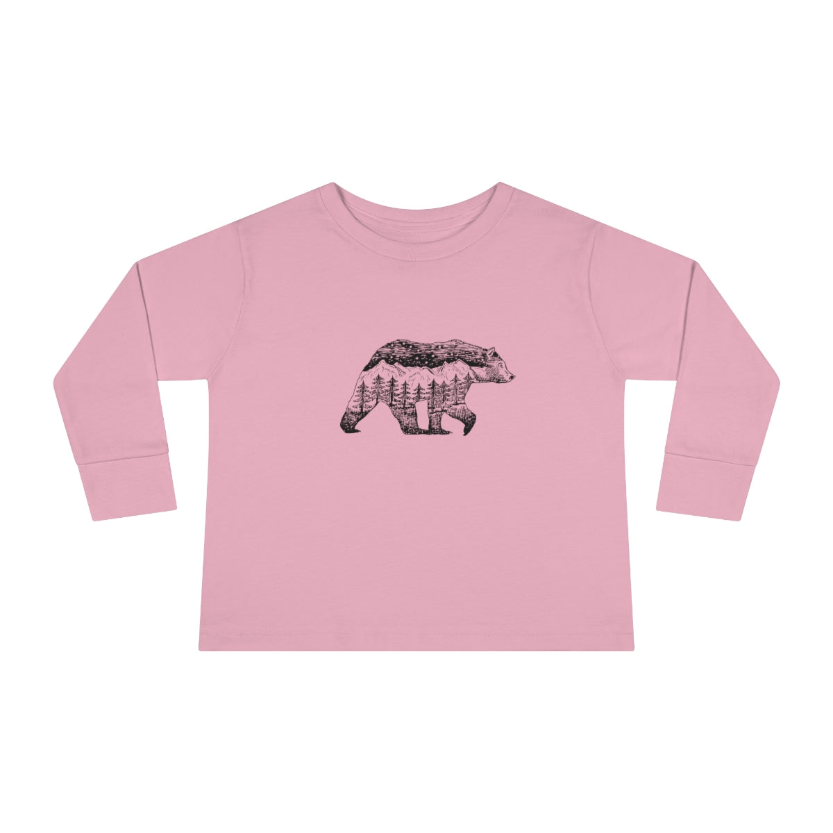 Mountain Bear Toddler Long Sleeve Tee