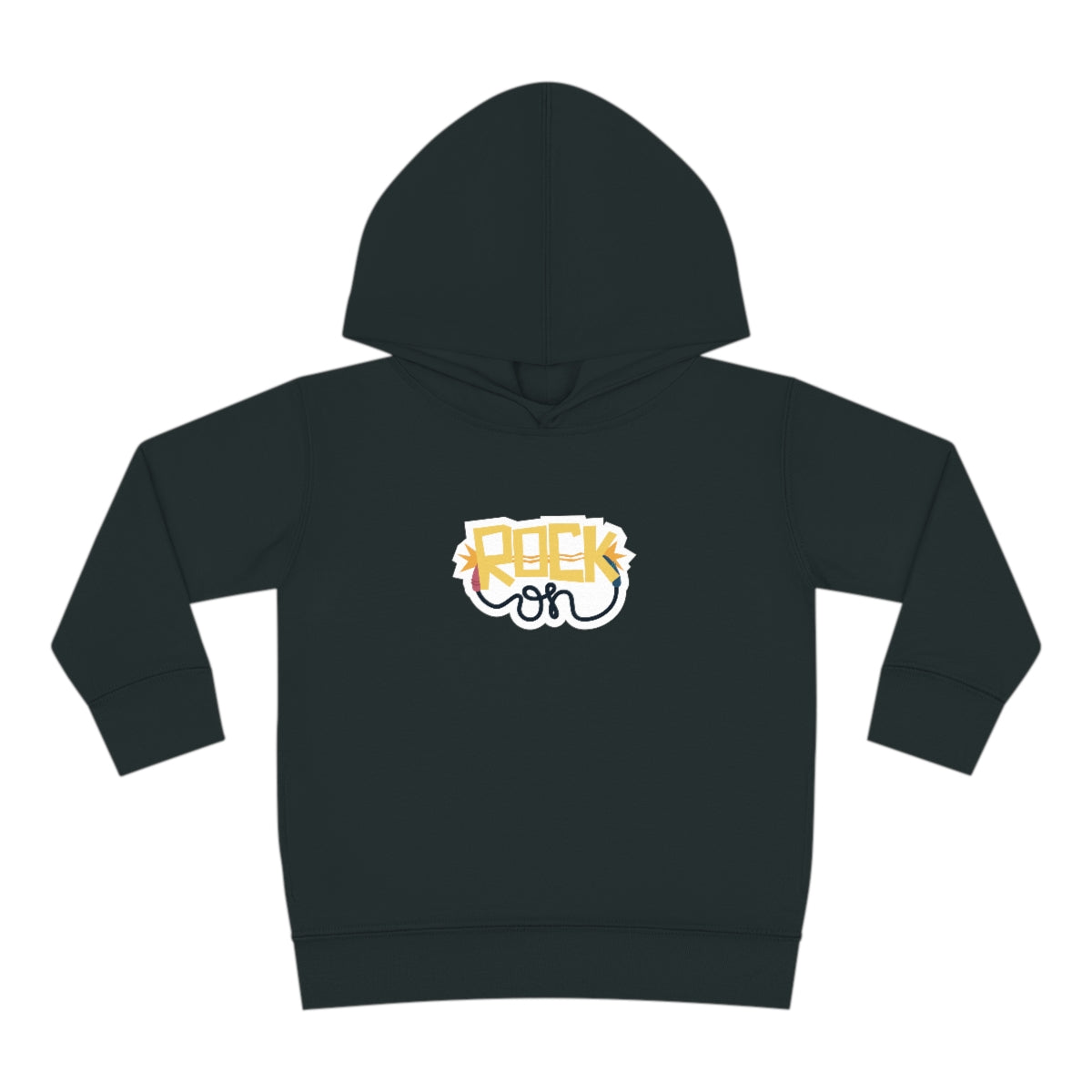 Rock On Toddler Pullover Fleece Hoodie