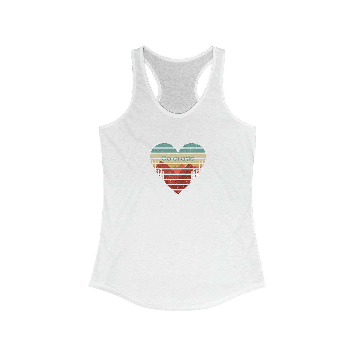 Colorado Heart Racerback Tank